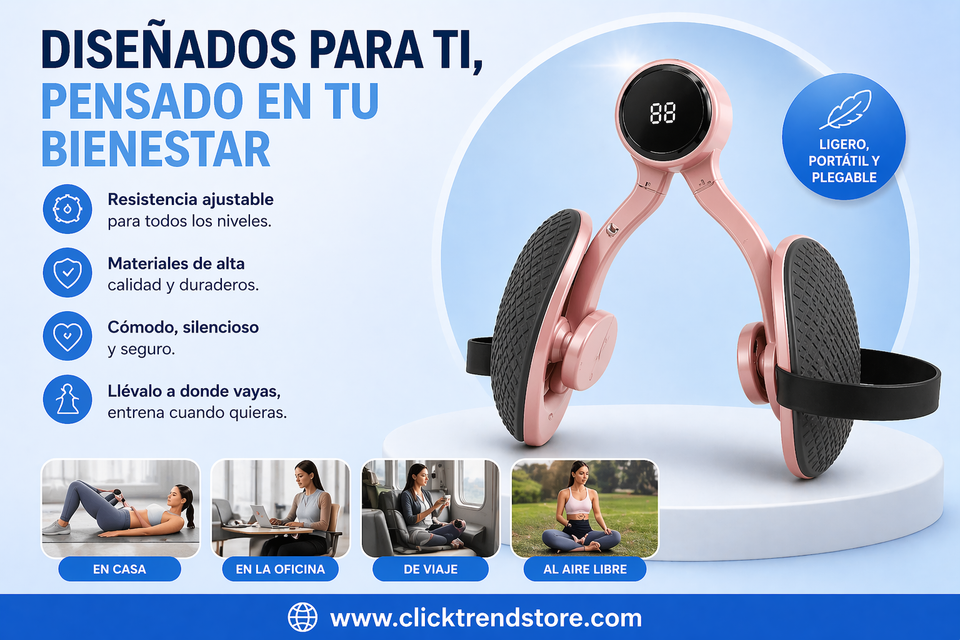 EJERCITADOR DE MUSLOS PORTATIL-TONIFICA DESDE CASA