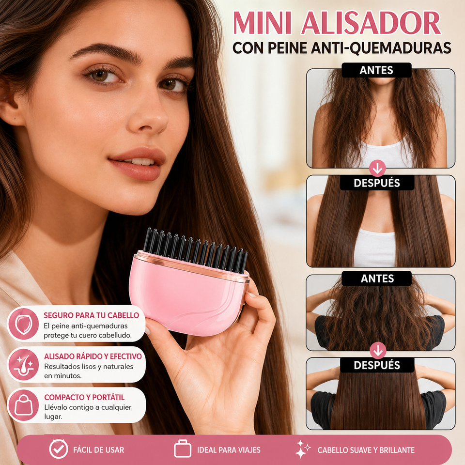 PEINE ALISADOR PORTATIL